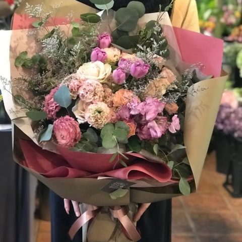 IMG_12 季節の花束-Antique Pink-